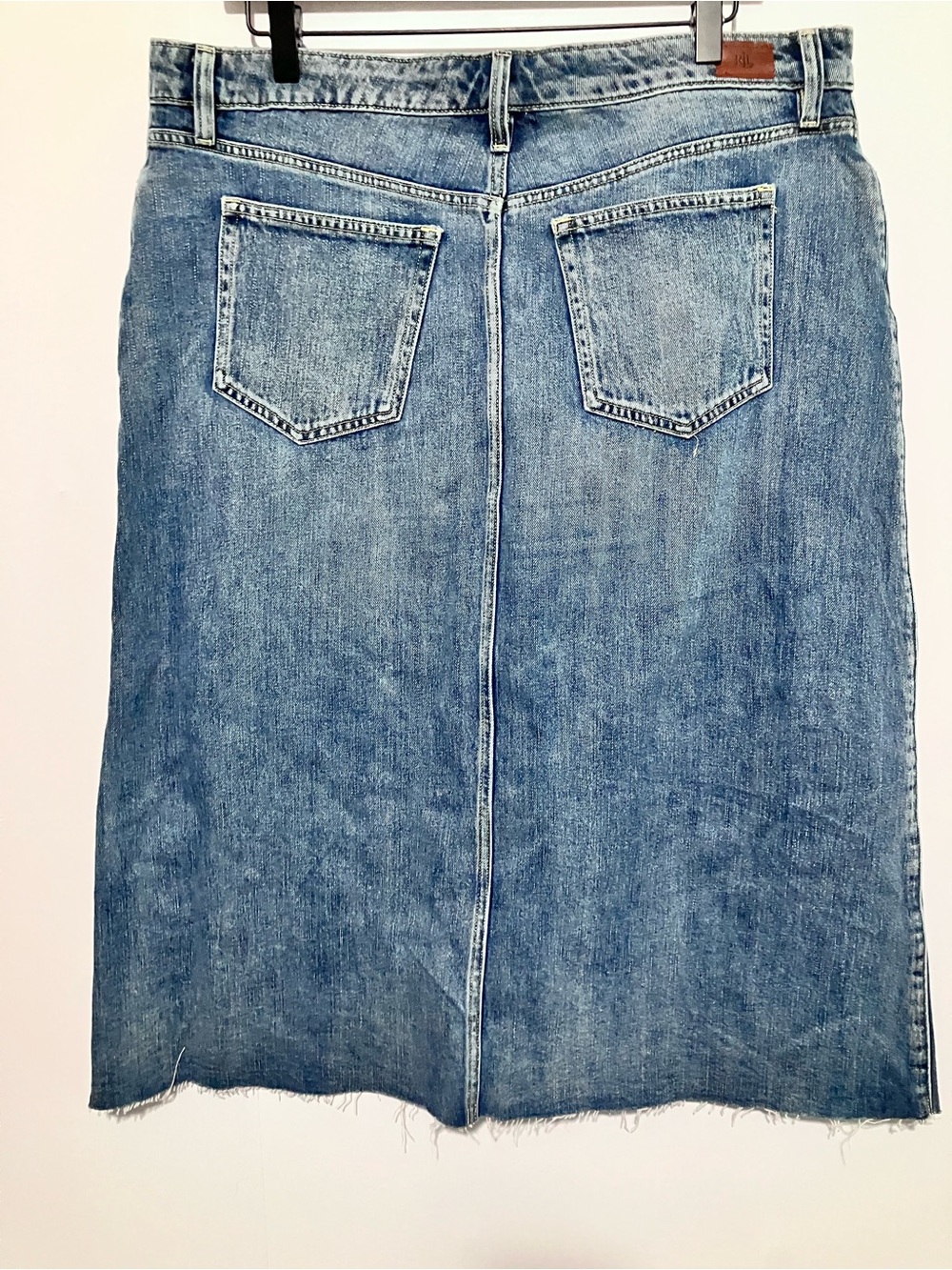 Lauren Ralph Lauren Denim Skirt Size 14 - Picture 2 of 6